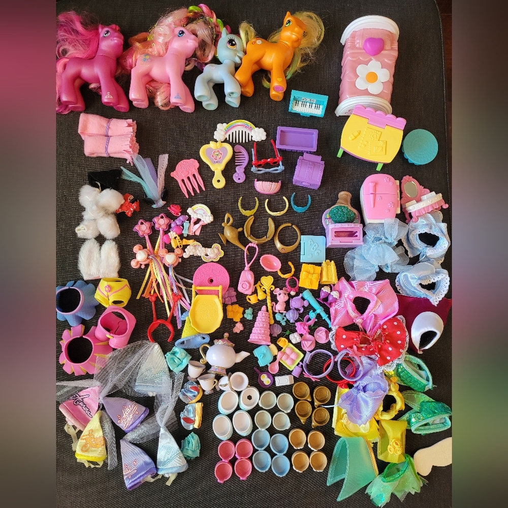 HUGE My Little Pony Build A Pony Disney Lot + G3 Ponies Hasbro